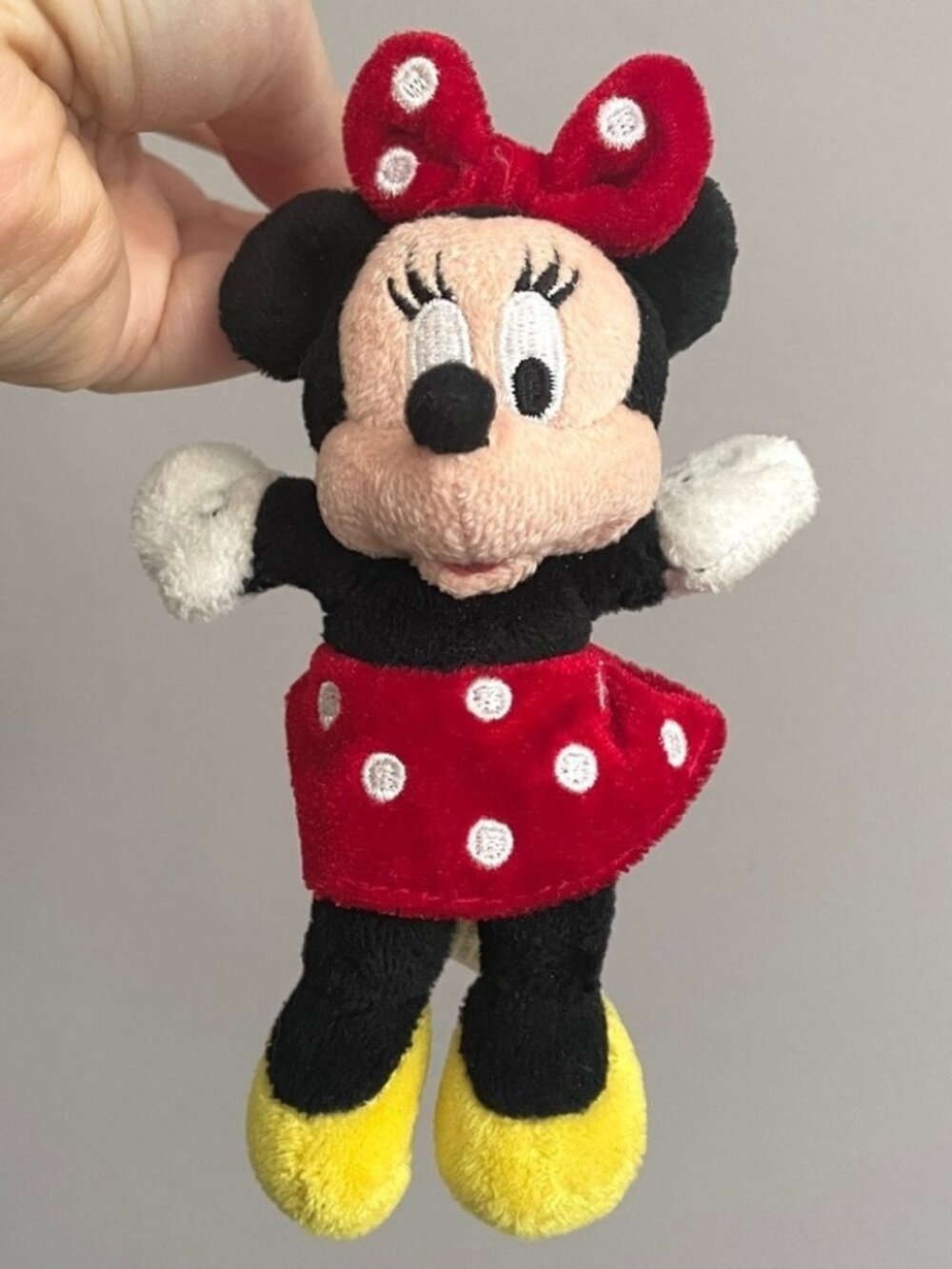 Plush Minnie Mouse Keychain / Purse Charm - 5.5" tall